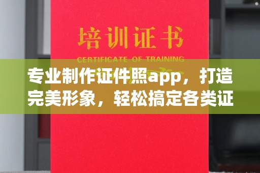 兴安盟专业制作证件照app，打造完美形象，轻松搞定各类证件照