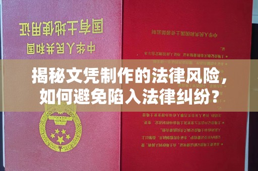 兴安盟揭秘文凭制作的法律风险，如何避免陷入法律纠纷？