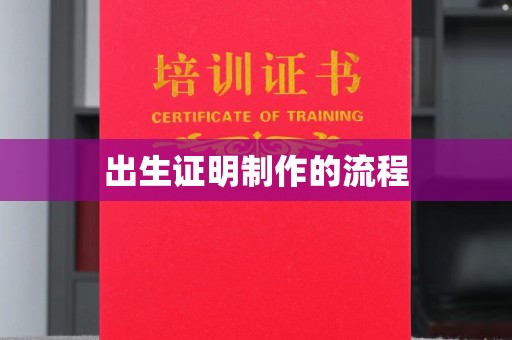 兴安盟出生证明制作的流程