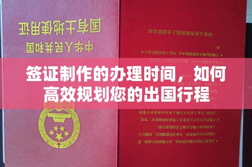 兴安盟签证制作的办理时间，如何高效规划您的出国行程