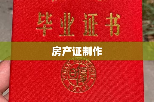 兴安盟房产证制作